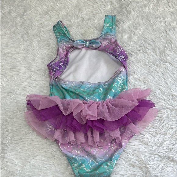 Cat and Jack Mermaid Tutu swimsuit - Picture 2 of 2